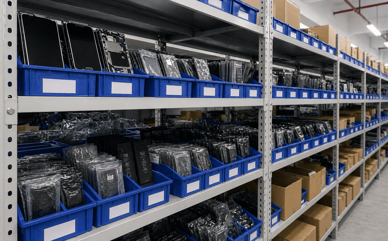 Inventory shelves